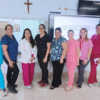 Personal médico CSS Las Tablas durante presentación