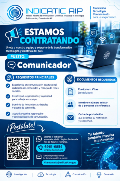 indicatic aip vacante comunicador